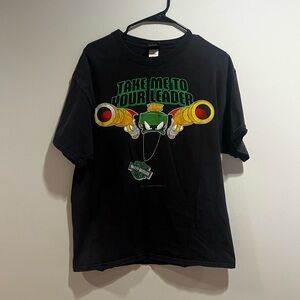 Harley-Davidson Looney Tunes Black T-Shirt with Orange Logo